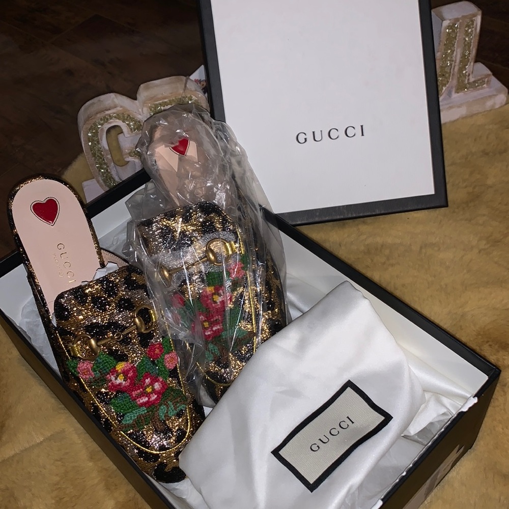 Authentic Gucci princetown slipper/ limited edition
